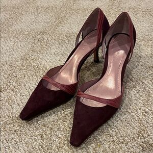Ann Taylor Dark Red Heels